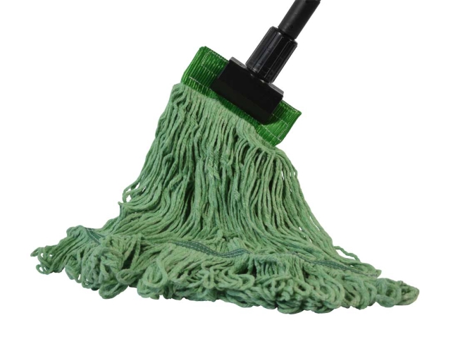 Looped End Wet Mops, Green Value Priced Wet Mops Parish Supply