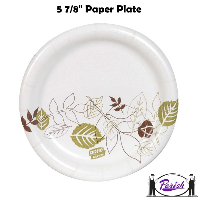 White Paper Plates - Economy 6 inch